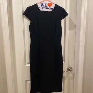 Betsy Johnson black midi dress size 4